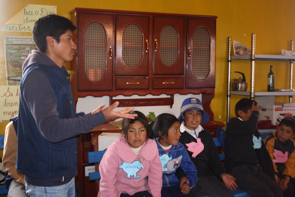 Creación del biohuerto escolar  en la I. E. 30566 Alejandro Rufino Espinoza León – Huancas – Jauja