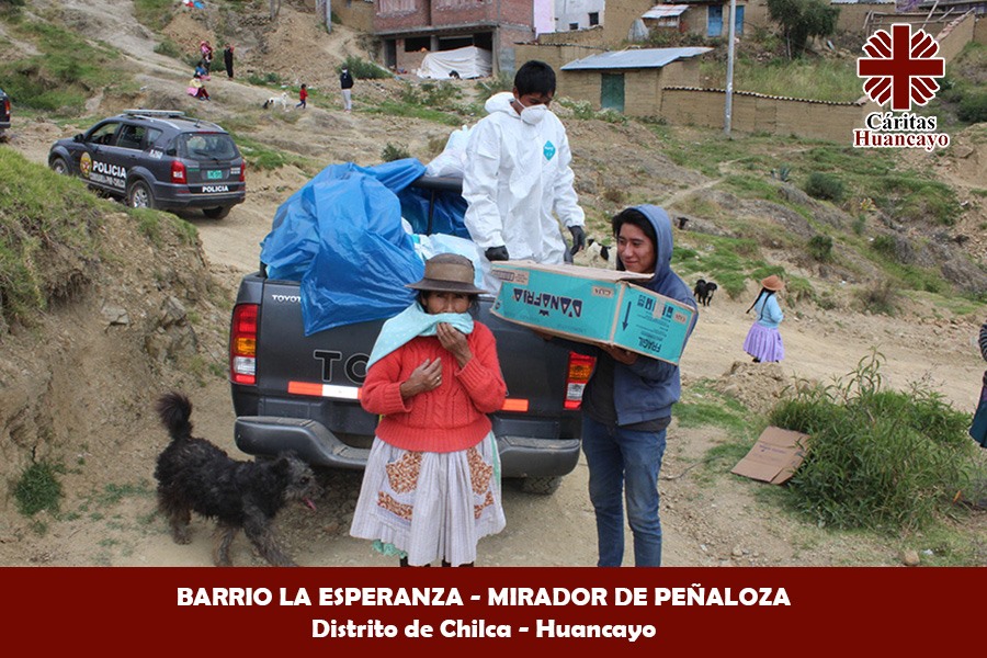 75 familias del Barrio La Esperanza – Mirador de Peñaloza en el Distrito de Chilca